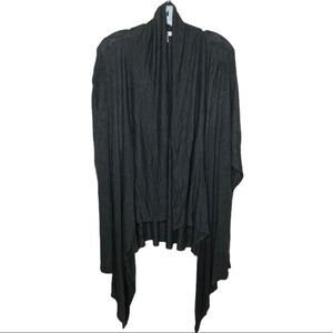 Cache Wrap‎ Cover-Up Sweater Gray
